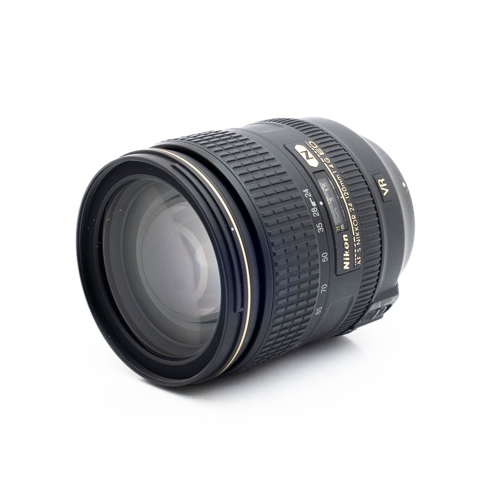 Nikon 24-120mm f4G ED VR-2-2 Nikon AF-S Nikkor 24-120mm f/4 G ED VR - Käytetty