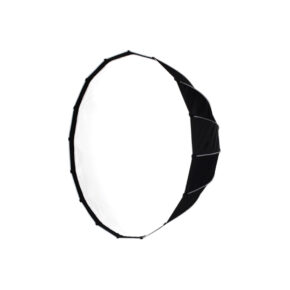 nandiff NANLITE Replacement SB-PR-90-Q Exterior Standard Diffuser, a large round softbox with black rim and white diffuser surface for professional photographic lighting, is featured against a white background.