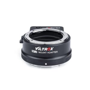 1669302424_715 Viltrox Nikon F - Z Auto Focus Mount Adapter, musta, kameran objektiivien liittämiseen, näkyy valkoisella pohjalla.