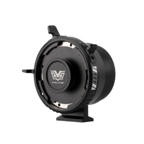 1709818206_229 The Viltrox PL-Z adapter with black bracket and Evolution logo on the front is shown against a white background.