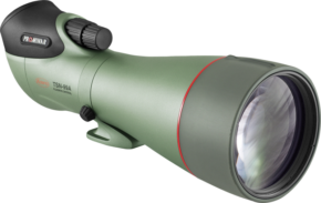 800q-01_117207 KOWA Spottingscope TSN-99A PROMINAR Angled -kaukoputki on vihreä kaukoputki, jossa on suuri etulinssi ja tarkennusnuppi, ihanteellinen lintujen ja luonnon tarkkailuun.