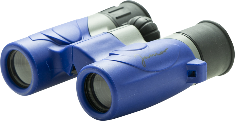 800q-02_110014 Lapsille suunniteltu Focus Junior 6x21 Blue/Grey -kiikari näkyy valkoisella pohjalla.
