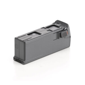 Open2_009 The DJI Avata 2 Intelligent Flight Battery is a rectangular, grey rechargeable battery pack with a black release latch and red accents; it is suitable for electric bikes or similar devices, shown here on a white surface.