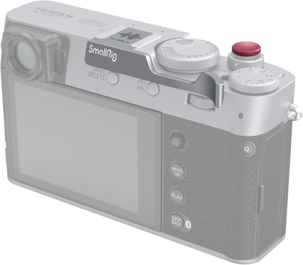 SmallRig 4566 Thumb Grip for Fujifilm X100VI / X100V (Silver) Otekahvat kameroille 3