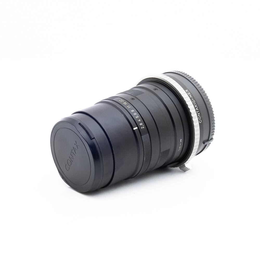 Sonnar 90mm f28 T_-3 Contax 90mm f/2.8 T* Sonnar + Sony NEX adapter - Käytetty