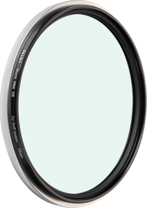 800q-01_123150 NiSi Filter Swift System Black Mist 1/8 95mm diffusion filter with a thin black frame against a white background.