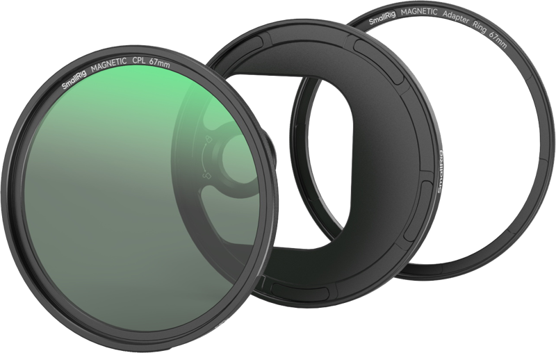 800q-01_128273 SmallRig 4727 Attachable CPL Filter with M-mount Filter Adapter (67mm)