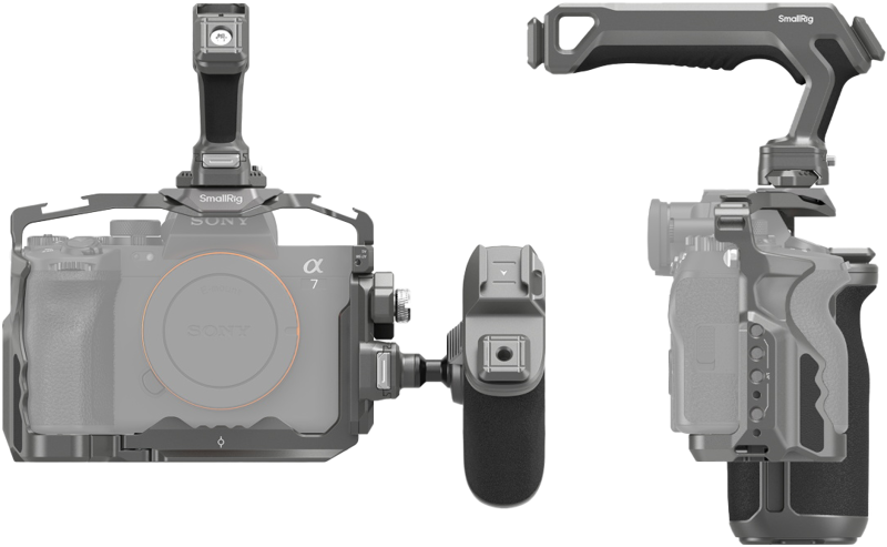 800q-02_128016 SmallRig 4539 HawkLock Quick Release Advanced Cage Kit for Sony Alpha 7R V / 7 IV / 7S III