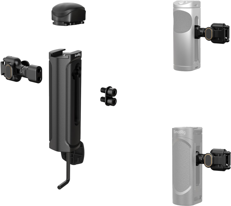 800q-02_128019 SmallRig 4610 Rotatable Quick Release Adapter for Side Handle