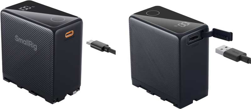 800q-03_127879 SmallRig 4469 USB-C Rechargeable Camera Battery NP-F970 (musta)