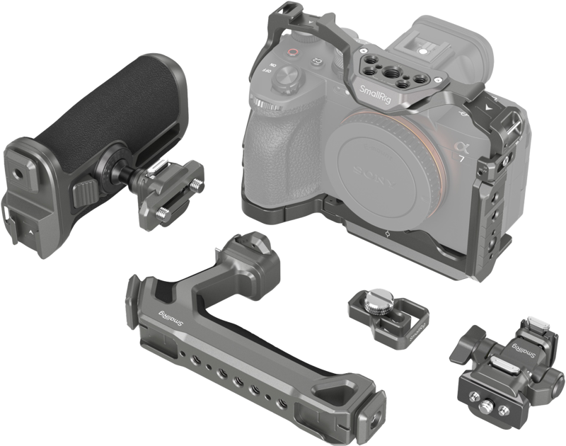 800q-03_128016 SmallRig 4539 HawkLock Quick Release Advanced Cage Kit for Sony Alpha 7R V / 7 IV / 7S III