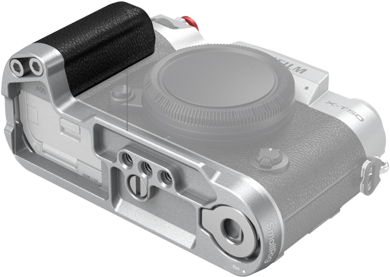 SmallRig 4713B Silicone L-Shape Handle for Fujifilm X-T50 Silver