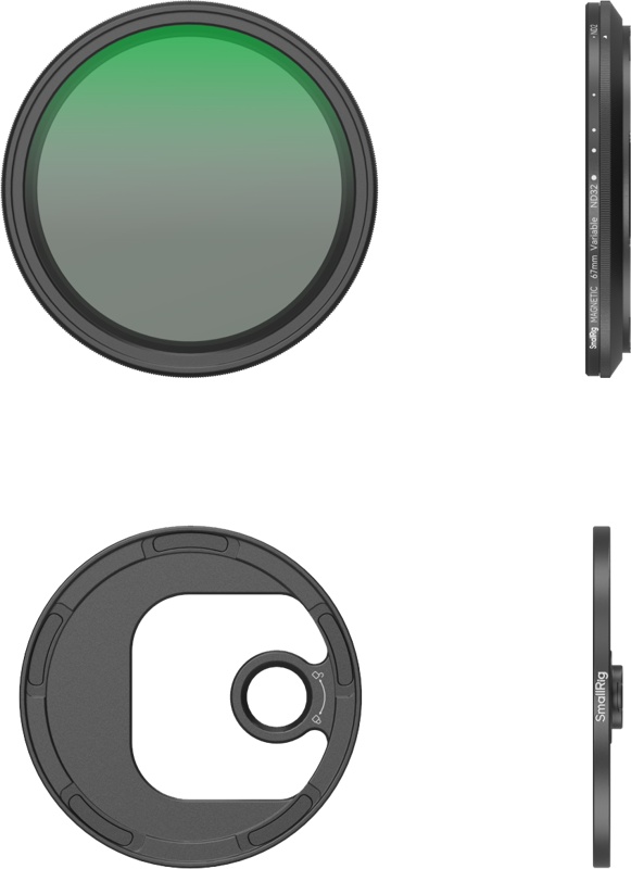 800q-04_128271 SmallRig 4725 Attachable VND Filter Kit ND2-ND32 (1-5 Stop) with T-mount Filter Adapter 67mm