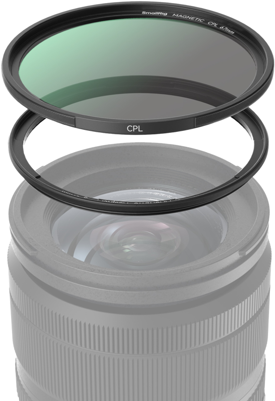 800q-04_128274 SmallRig 4728 Attachable CPL Filter with T-mount Filter Adapter (67mm)