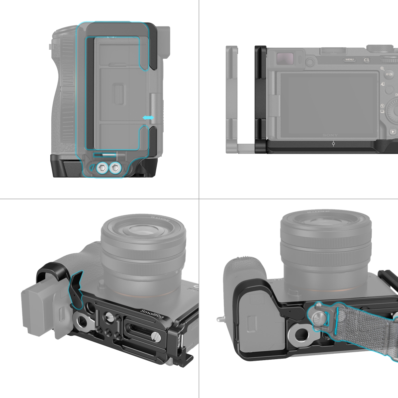 800q-05_127841 SmallRig 4569 L-Bracket for Sony Alpha 7C II / Alpha 7CR