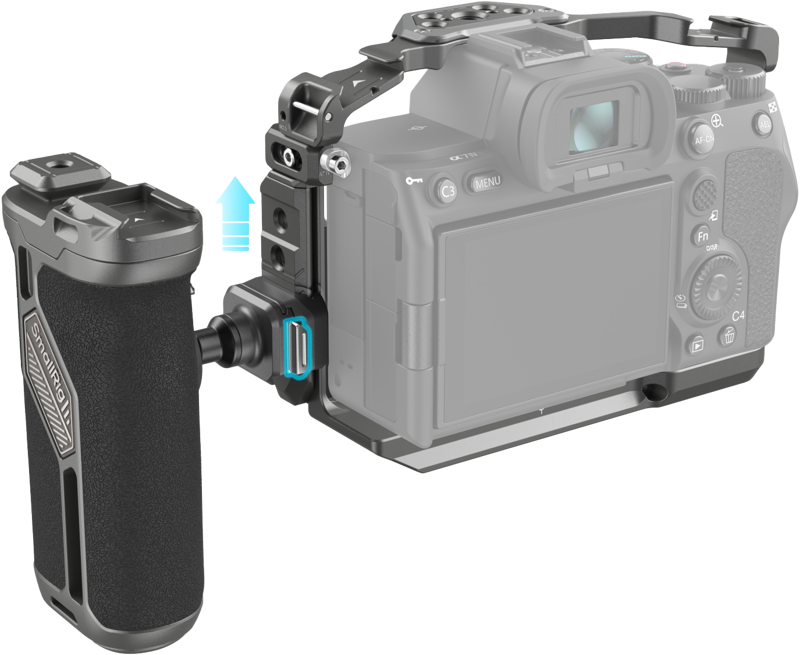 800q-05_128016 SmallRig 4539 HawkLock Quick Release Advanced Cage Kit for Sony Alpha 7R V / 7 IV / 7S III
