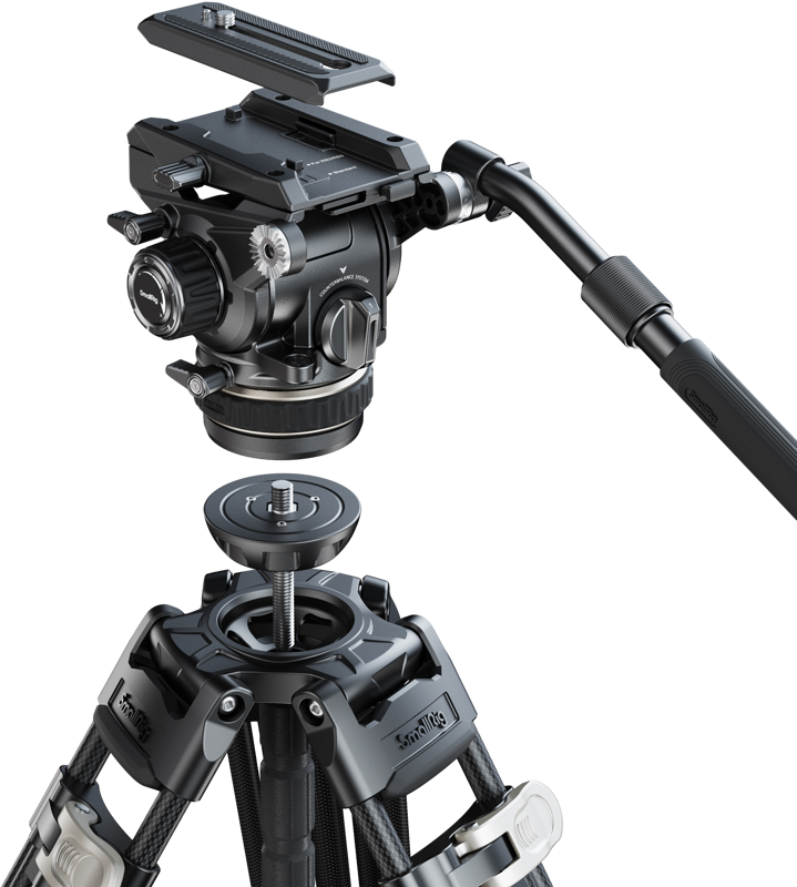 800q-05_128020 SmallRig 4463 Heavy-Duty Carbon Fiber Tripod Kit AD-120