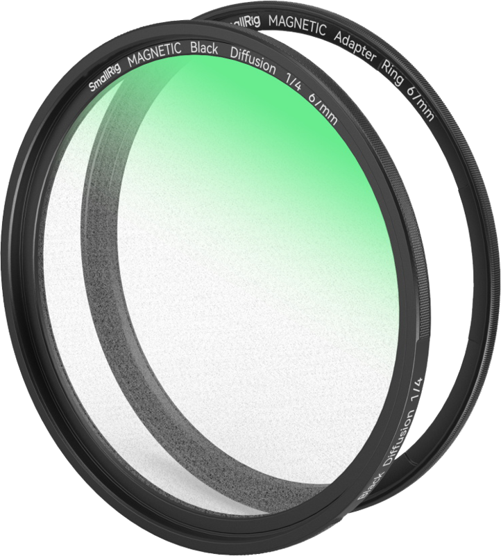 800q-05_128269 SmallRig 4583 Attachable 1/4 Effect Black Mist Filter (67mm)
