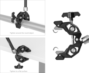800q-05_128284 SmallRig 4454 Crab-Shaped Super Clamp Kit with Magic Arm