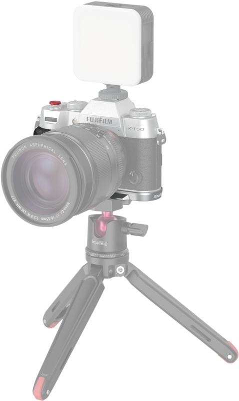 SmallRig 4713B Silicone L-Shape Handle for Fujifilm X-T50 Silver