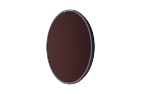 800q-109178 The NiSi Filter S5 Circular ND64+CPL (for S5 Holder) circular polarising filter is a round, dark-tinted camera lens filter with a thin black rim, shown here against a white background.