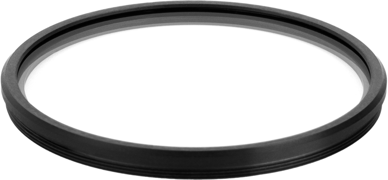 800q-13_123976 NiSi Cine Lens Athena Prime Set PL-Mount -setissä on pyöreitä kameran linssisuodattimia, joissa on mustat metallivanteet ja kirkas lasikeskus valkoista taustaa vasten.