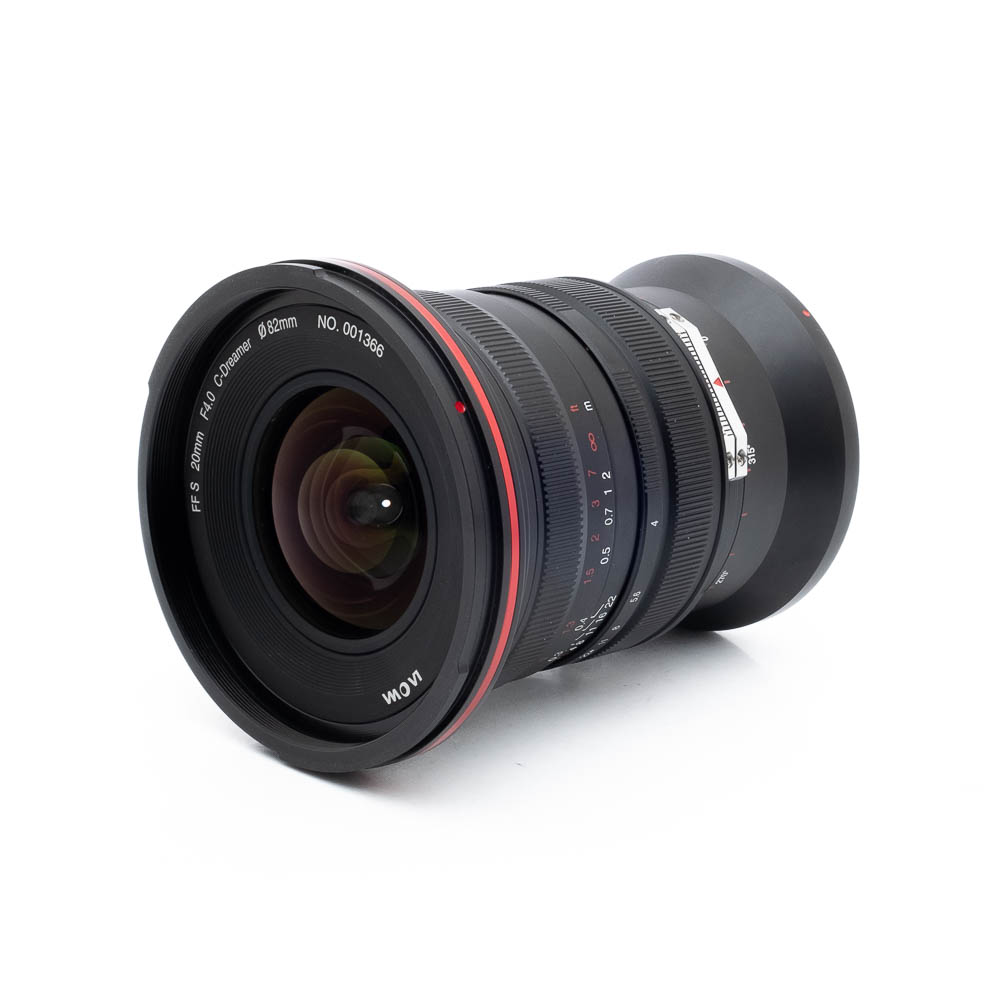 Laowa FF S 20mm f4 -2 Laowa FF S 20mm f/4 C-Dreamer Zero-D Fuji GFX (Kunto K5) - Käytetty
