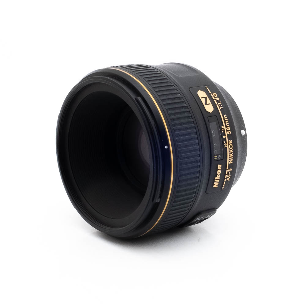Nikon 58mm f14 G-2 Nikon AF-S Nikkor 58mm f/1.4G - Käytetty