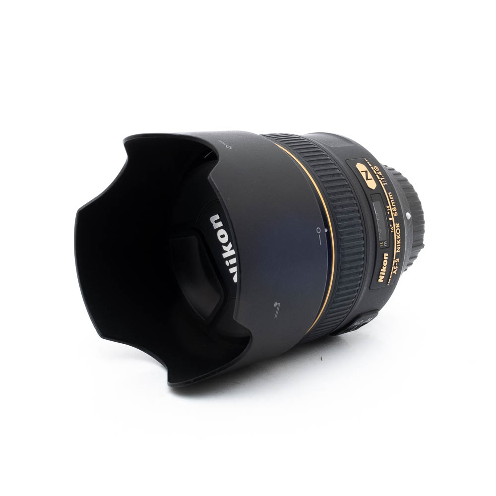 Nikon 58mm f14 G-3 Nikon AF-S Nikkor 58mm f/1.4G - Käytetty