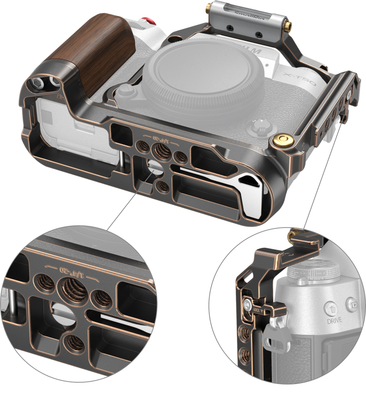 Smallrig4714_004 SmallRig 4714 Retro Cage for Fujifilm X-T50