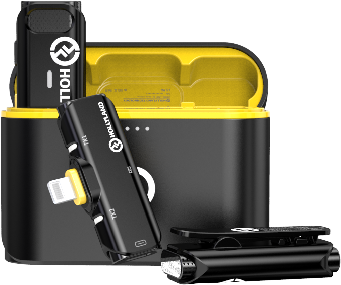 800q-02_121897 Hollyland Lark C1 Duo Wireless Lavalier Microphone for iPhone