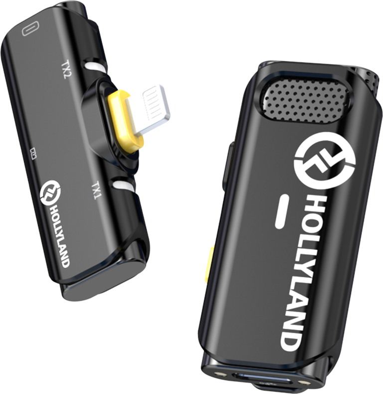 800q-02_121898 Hollyland Lark C1 Solo Wireless Lavalier Microphone for iPhone