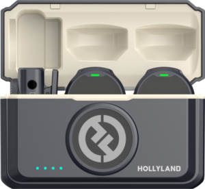 800q-03_126988 Hollyland Lark M2 Camera Duo Shine Charcoal -langaton mikrofoni