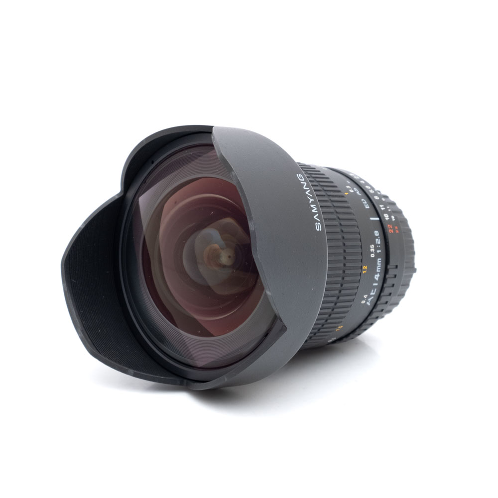 Samyang 14mm f2.8 ED AS UMC Nikon-2 Samyang AE 14mm f/2.8 ED AS IF UMC Nikon F - Käytetty