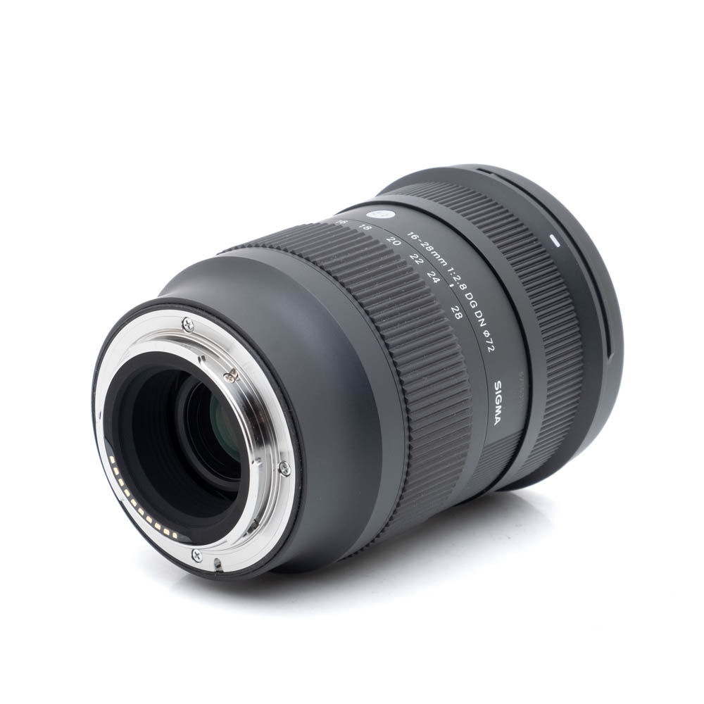 Sigma 16-28mm f2.8 Sony-3 Sigma 16-28mm f/2.8 DG DN C Sony E (Kunto K5, Takuu 24kk, sis.ALV24%) - Käytetty