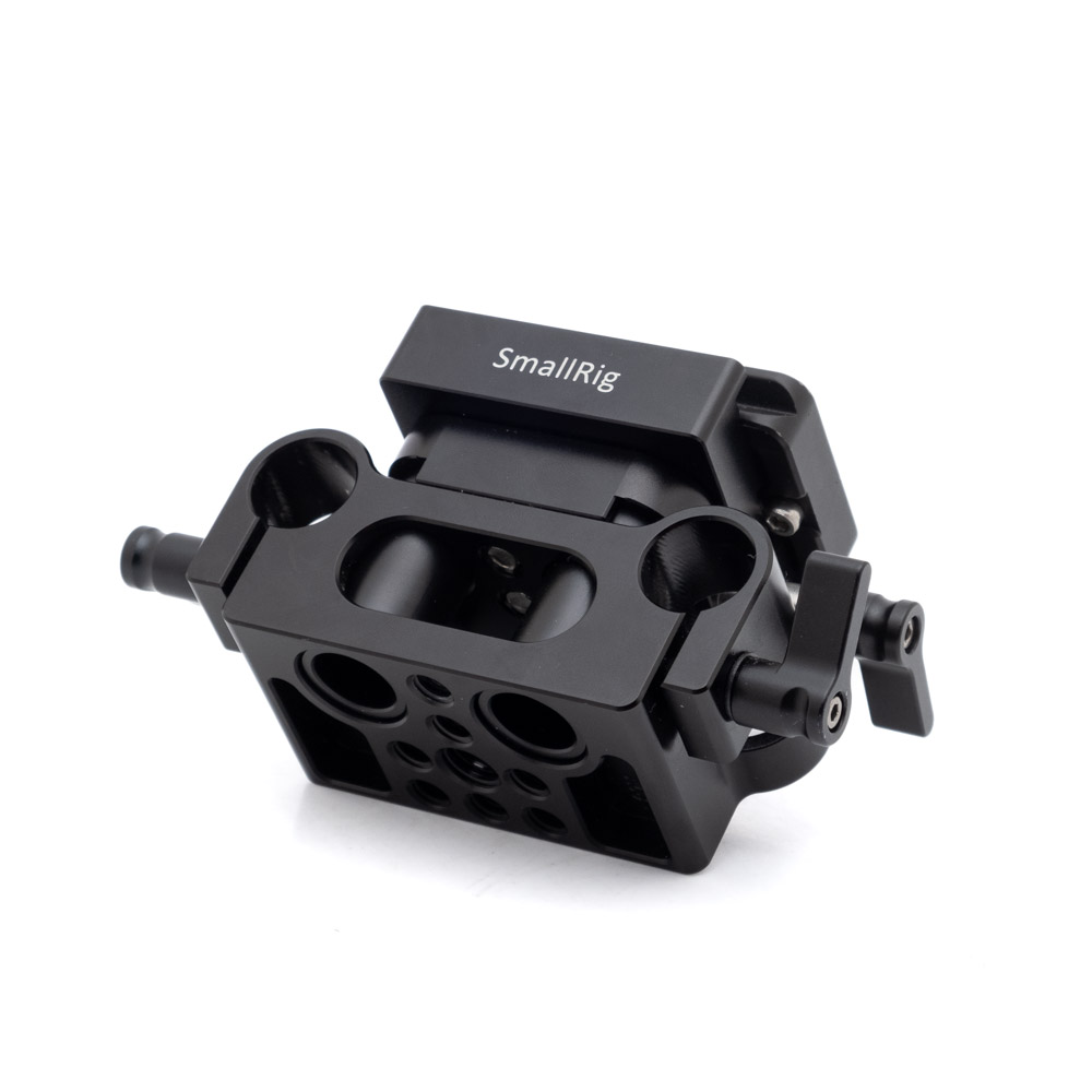 Smallrig 2092B-3 SmallRig 2092B Universal 15mm Rail Support System Baseplate (sis.ALV24%) - Käytetty