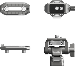 800q-02_128320 SmallRig 4487 HawkLock H21 Quick Release Monitor Support with NATO Clamp