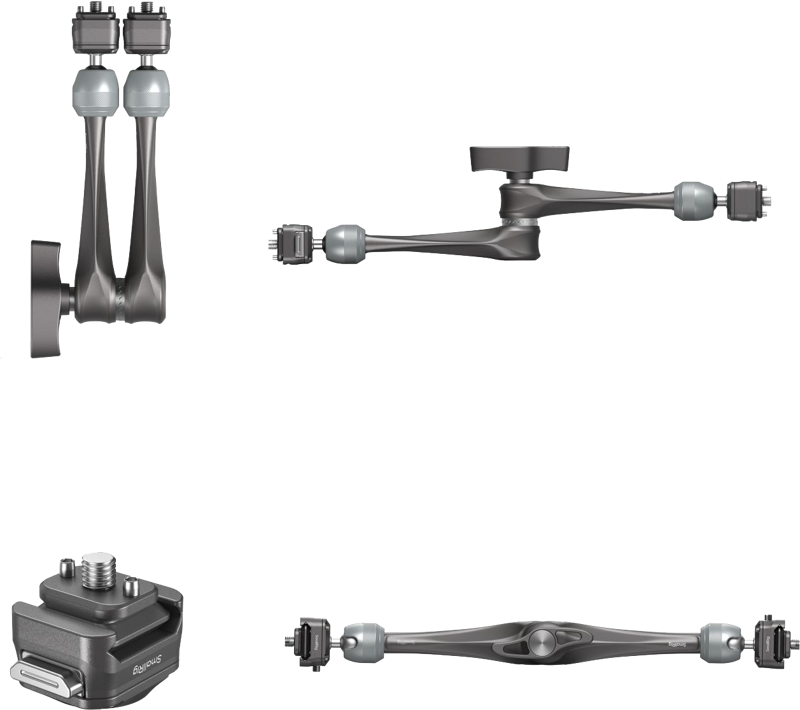 800q-02_128322 SmallRig 4489 HawkLock H21 Quick Release Rosette Magic Arm (11")