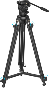 800q-02_128458 SmallRig 4685 Lightweight Video Carbon Fiber Tripod Kit AD-50