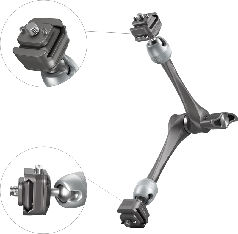 800q-03_128322 SmallRig 4489 HawkLock H21 Quick Release Rosette Magic Arm (11")
