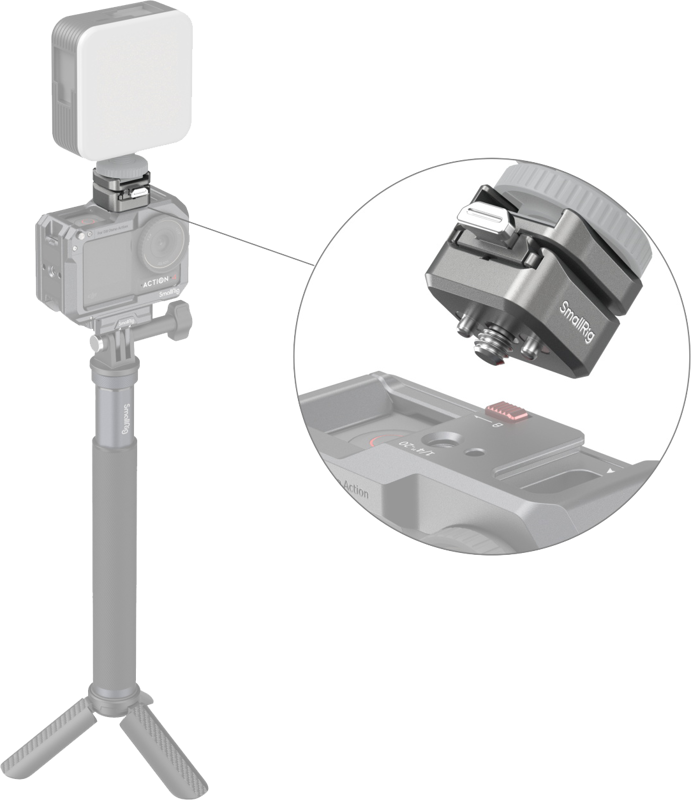 800q-03_128324 SmallRig 4500 HawkLock H18 Quick Release Support with Cold Shoe
