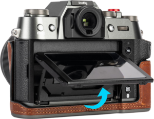 800q-04_128263 SmallRig 4711 Leather Half Case Kit for Fujifilm X-T50 Brown