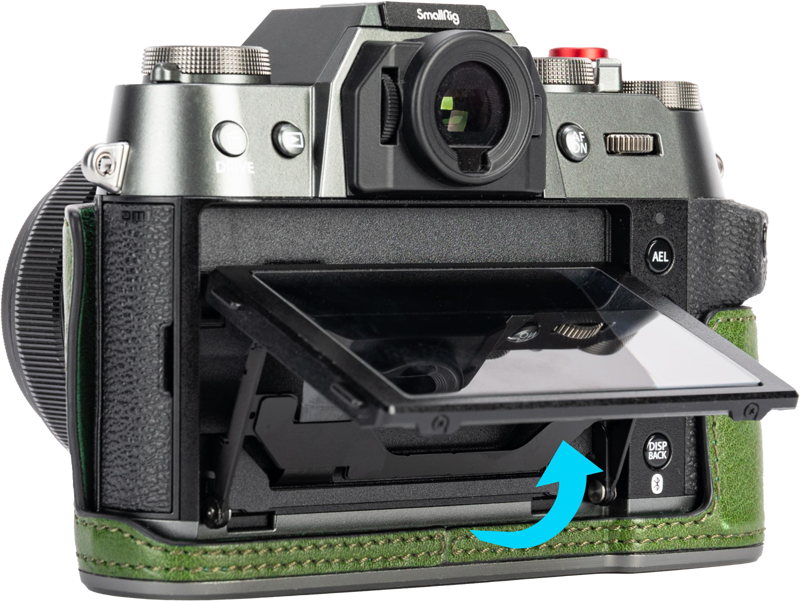 800q-04_128264 SmallRig 4711 Leather Half Case Kit for Fujifilm X-T50 Green