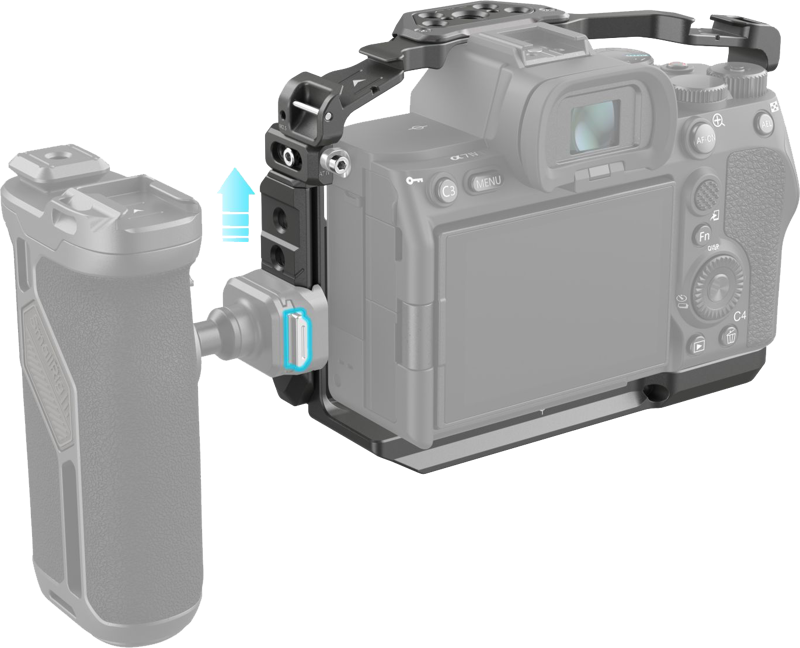 800q-05_128319 SmallRig 4538 HawkLock Quick Release Cage Kit for Sony A7R V / A7 IV / A7S III