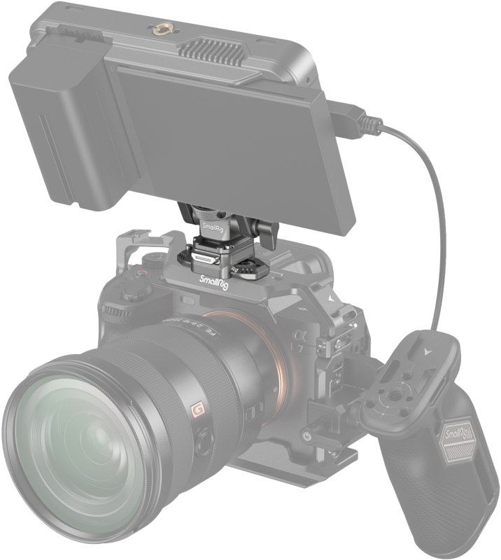 800q-05_128320 SmallRig 4487 HawkLock H21 Quick Release Monitor Support with NATO Clamp