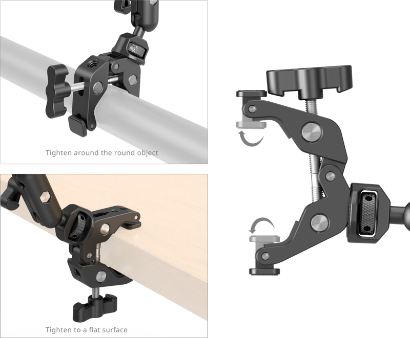 800q-05_128433 SmallRig 4766 Magic Arm with Crab Clamp Kit