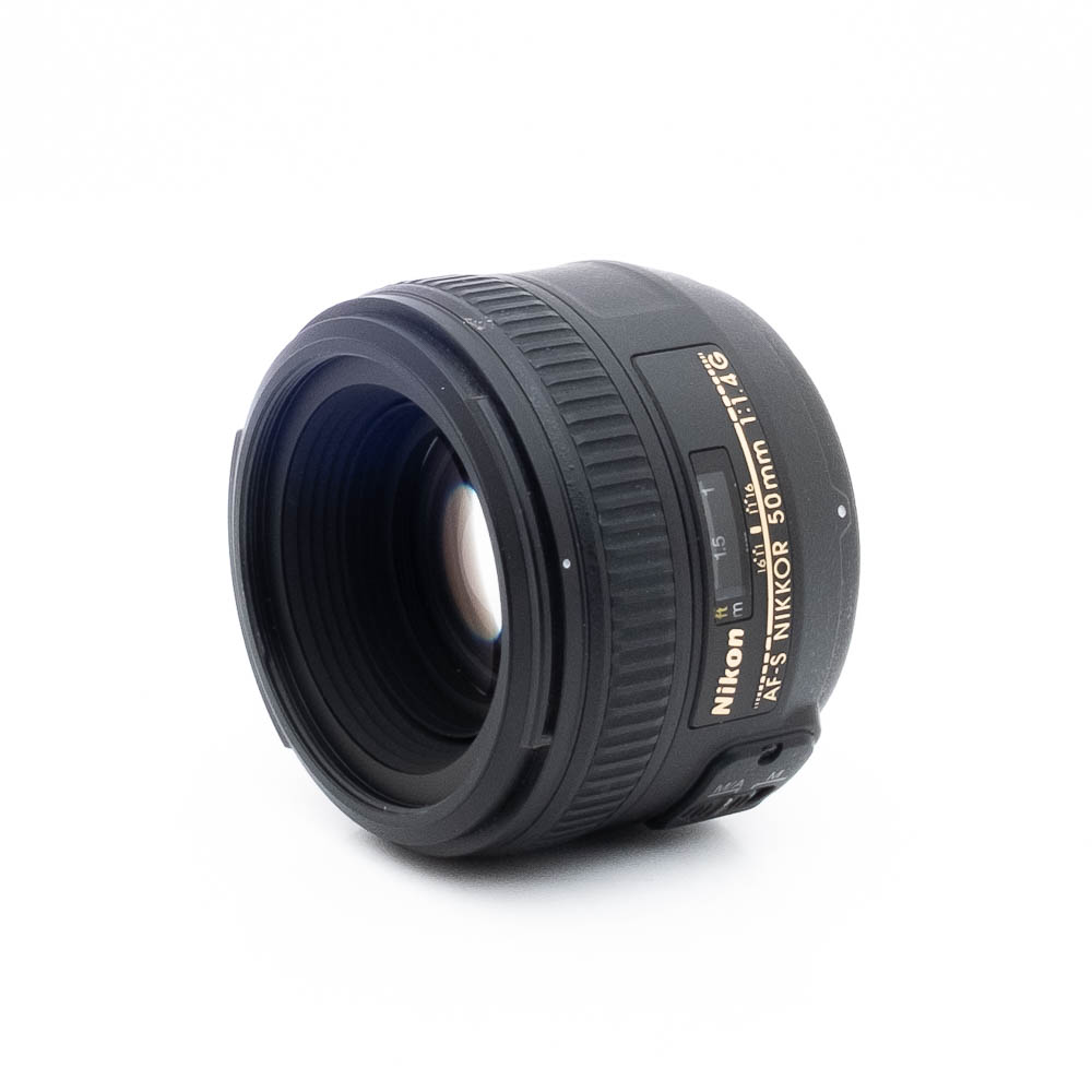 Nikon 50mm f14 G-2-2 Nikon AF-S Nikkor 50mm f/1.4 G (Kunto K5) - Käytetty