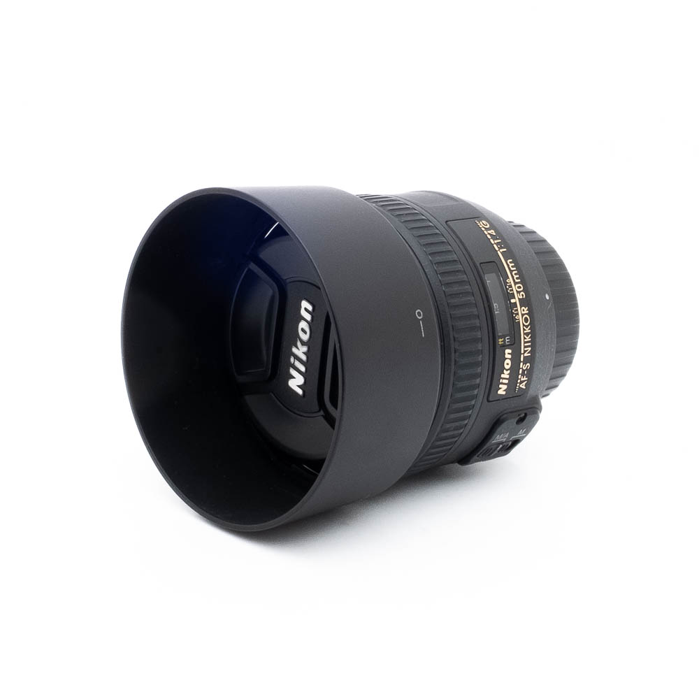 Nikon 50mm f14 G-3-2 Nikon AF-S Nikkor 50mm f/1.4 G (Kunto K5) - Käytetty