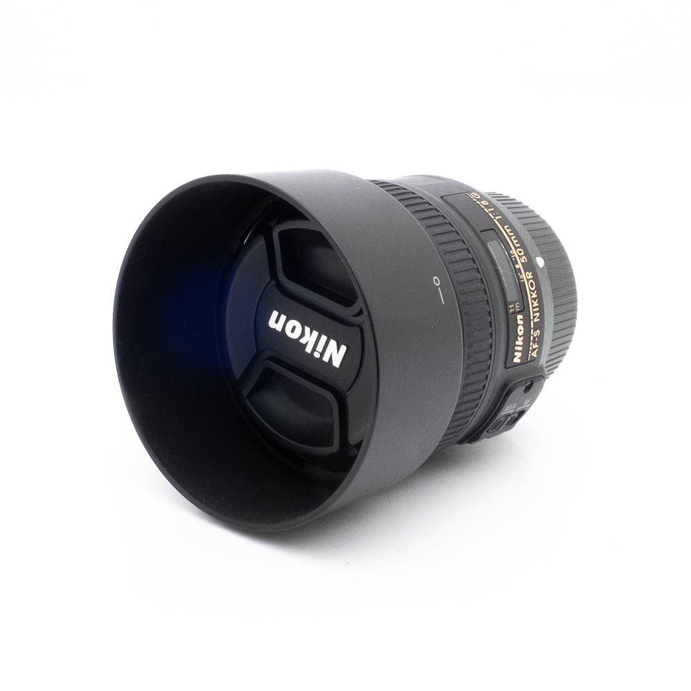 Nikon 50mm f18 G-3-2 Nikon AF-S Nikkor 50mm f/1.8 G - Käytetty