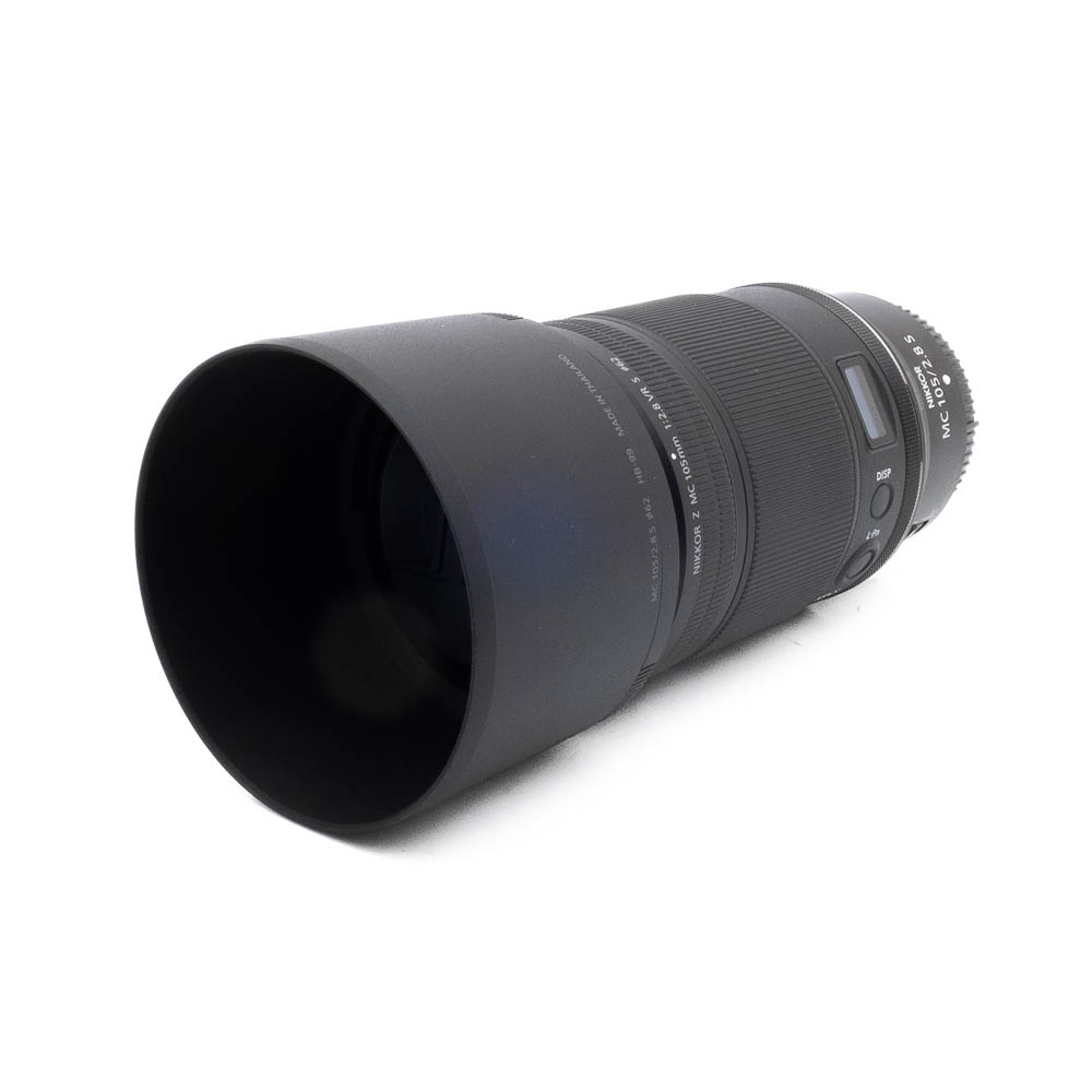 Nikon Z 105mm f28 S-3 Nikon Nikkor Z MC 105mm f/2.8 VR S (Kunto K5) - Käytetty